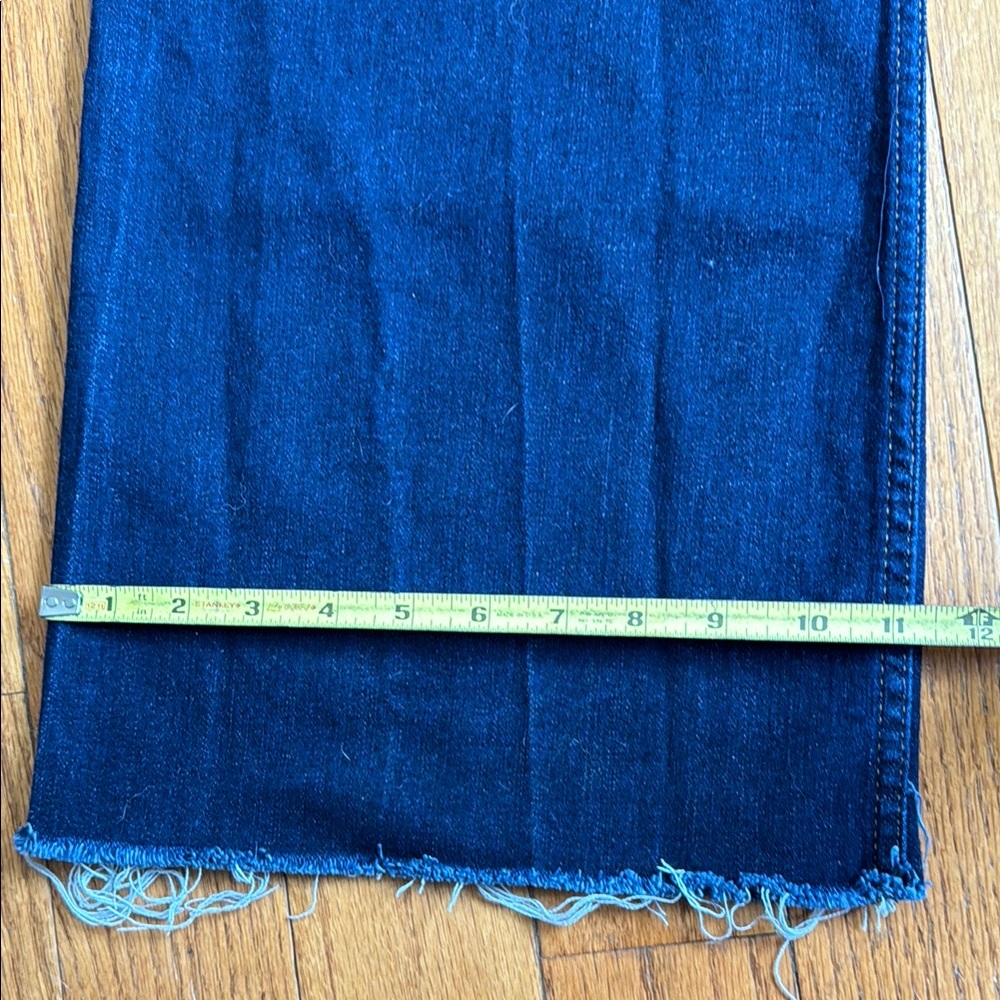 Zara women’s Dark Blue Flare & Wide Leg Jeans - Picture 7 of 7